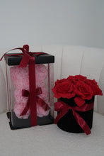 Load image into Gallery viewer, Rose Bear &amp; Small Rose Box Package
