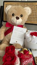 Load image into Gallery viewer, BUNDLE: mini rose box, teddy bear &amp; mixer chocolate box
