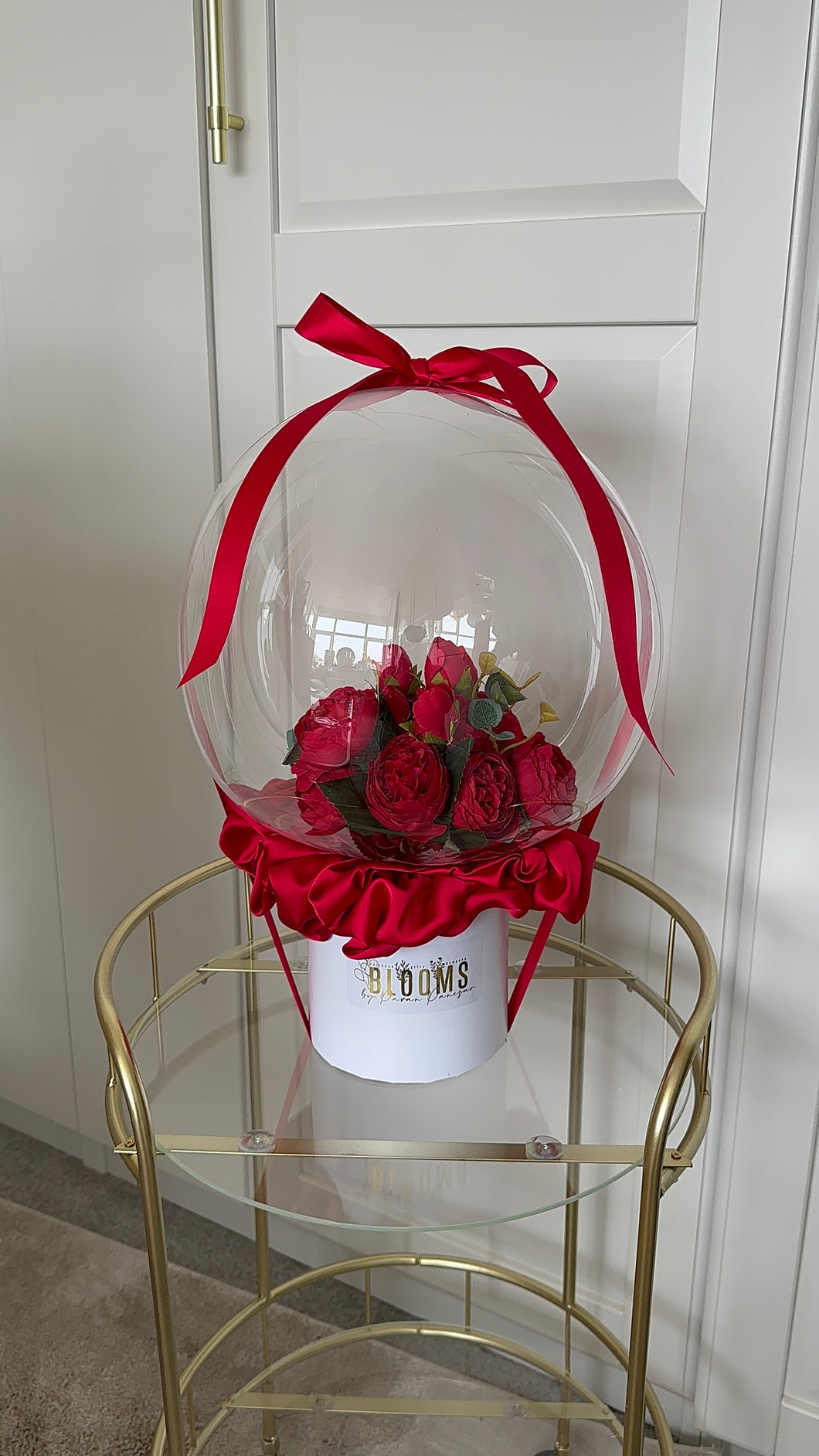 Red Rose Bubble Balloon